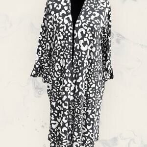 Honeyme cardigan, open front, women's size M